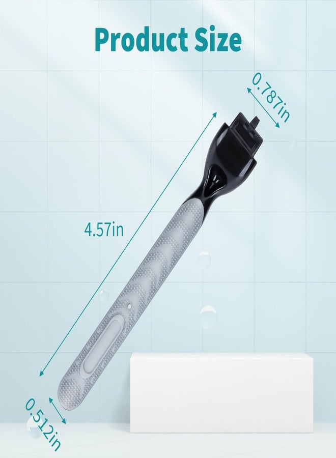 OENUASG Replace Handle Compatible with Gillette Mach3 Razors for Men, Comfort Glide Razor Handle Non-Slip Ergonomic Handles, Only The Gamepad (1 Pack Black) - Image 2